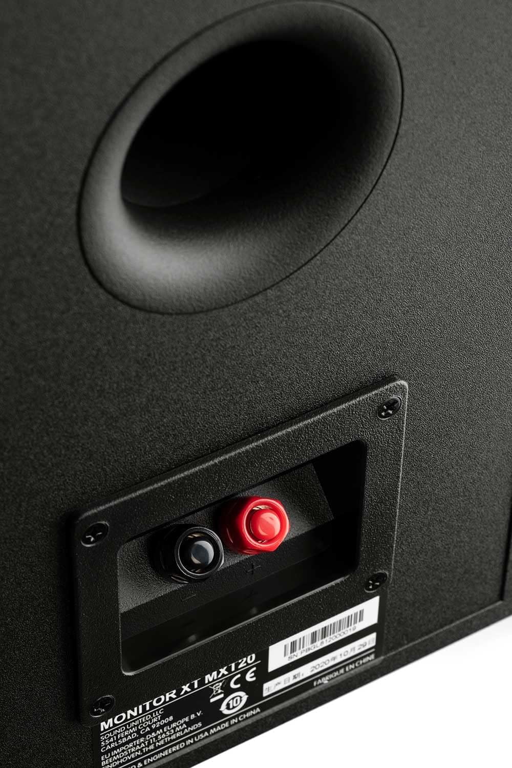 Polk Audio Monitor XT35 schlanker Center Lautsprecher, Hi-Res Zertifiziert, kompatibel mit Dolby Atmos und DTS:X (Stück), Schwarz