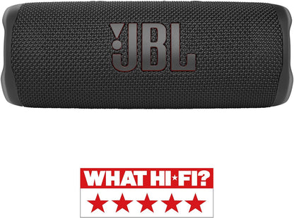 JBL Flip 6 Bluetooth Box in Blau – Wasserdichter, tragbarer Lautsprecher mit 2-Wege-Lautsprechersystem für kraftvollen Sound – Bis zu 12 Stunden kabellos Musik abspielen