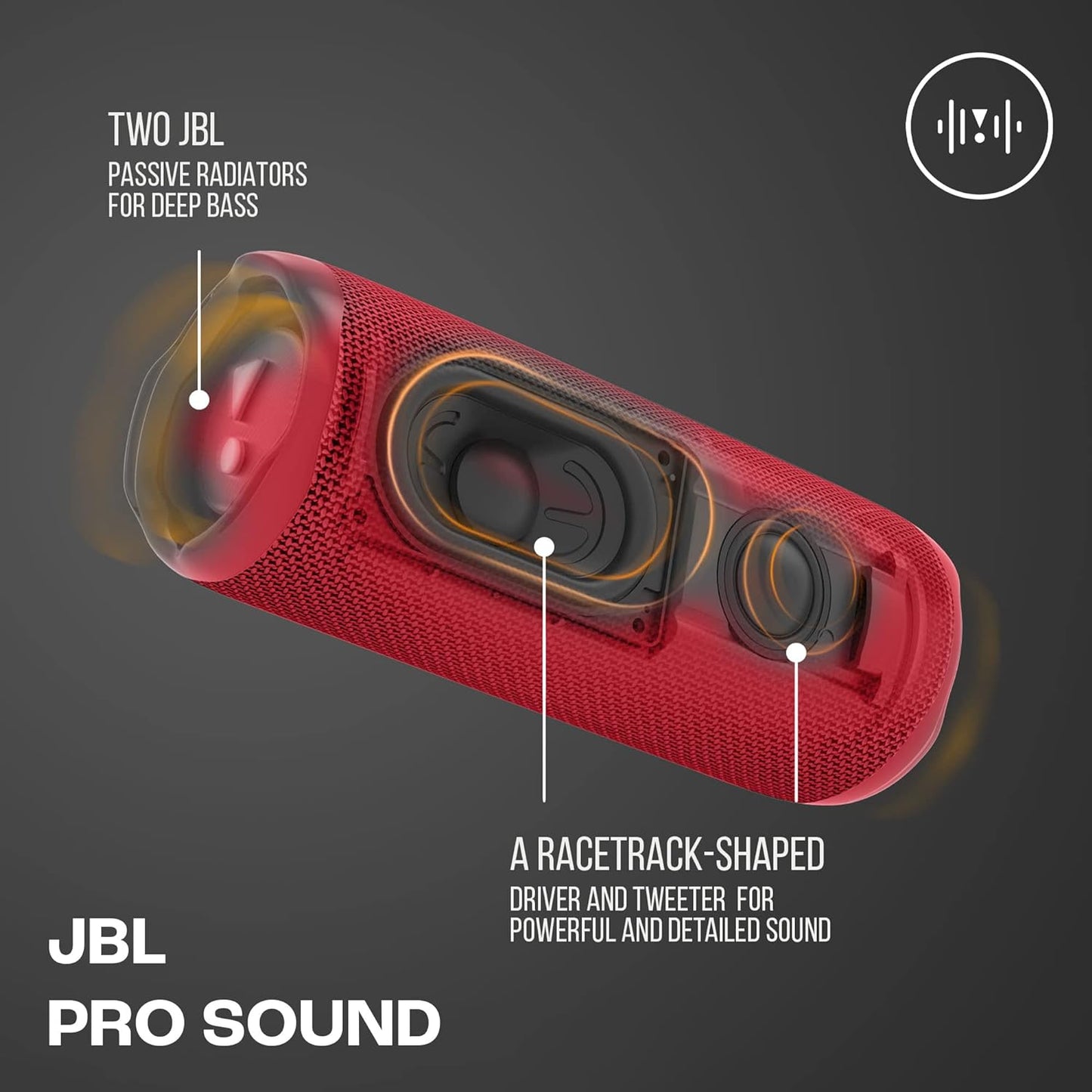 JBL Flip 6 Bluetooth Box in Blau – Wasserdichter, tragbarer Lautsprecher mit 2-Wege-Lautsprechersystem für kraftvollen Sound – Bis zu 12 Stunden kabellos Musik abspielen