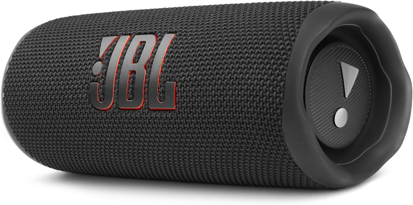 JBL Flip 6 Bluetooth Box in Blau – Wasserdichter, tragbarer Lautsprecher mit 2-Wege-Lautsprechersystem für kraftvollen Sound – Bis zu 12 Stunden kabellos Musik abspielen