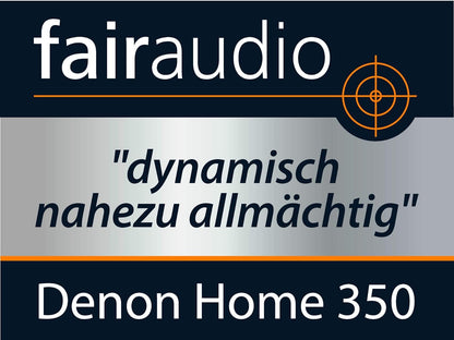 Denon Home 150 Multiroom-Lautsprecher, HiFi Lautsprecher mit HEOS Built-in, Alexa integriert, WLAN, Bluetooth, USB, AirPlay 2, Hi-Res Audio, weiß