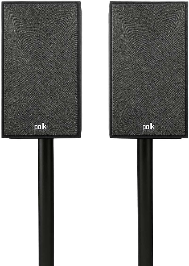 Polk Audio Monitor XT35 schlanker Center Lautsprecher, Hi-Res Zertifiziert, kompatibel mit Dolby Atmos und DTS:X (Stück), Schwarz