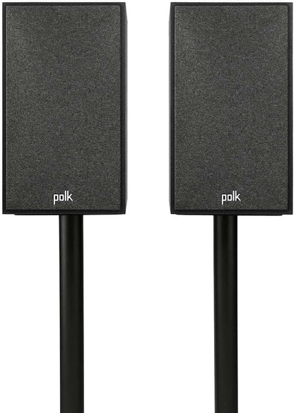 Polk Audio Monitor XT35 schlanker Center Lautsprecher, Hi-Res Zertifiziert, kompatibel mit Dolby Atmos und DTS:X (Stück), Schwarz