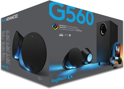 Logitech G560 PC Gaming Lautsprecher mit DTS:X Ultra Surround Sound,