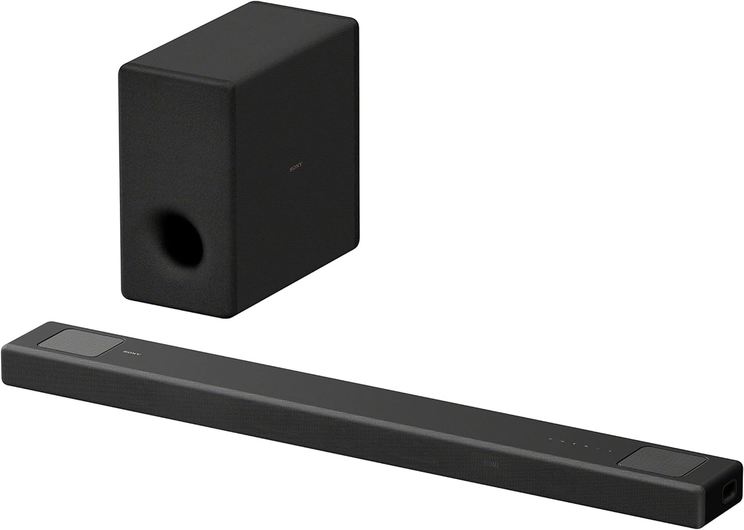 Sony HT-A5000 5.1.2-Kanal Surround Sound Dolby Atmos Premium-Soundbar mit integriertem Subwoofer (HDMI, Bluetooth, High-Res Audio, 500W Gesamtleistung), Schwarz