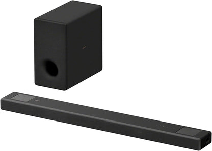 Sony HT-A5000 5.1.2-Kanal Surround Sound Dolby Atmos Premium-Soundbar mit integriertem Subwoofer (HDMI, Bluetooth, High-Res Audio, 500W Gesamtleistung), Schwarz