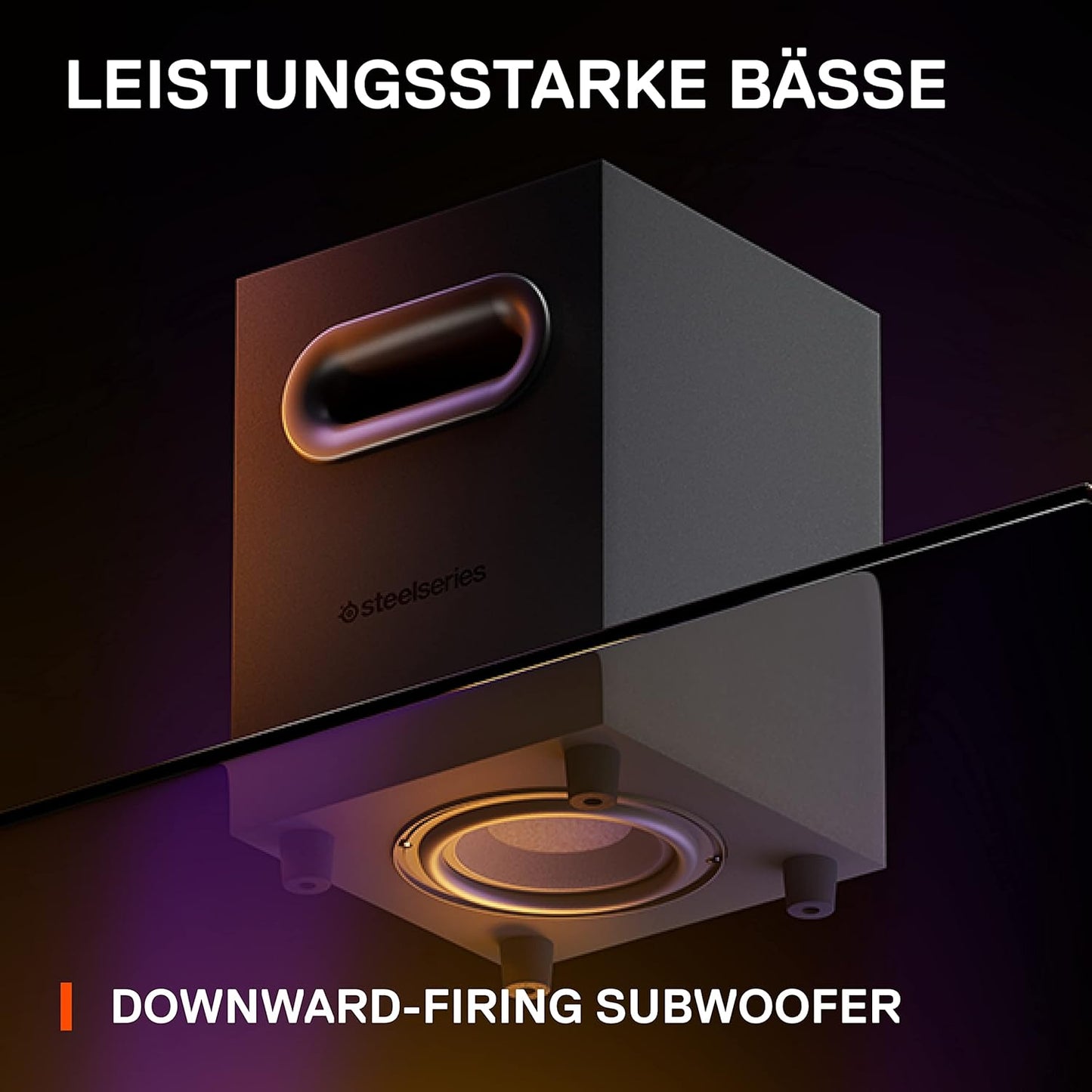 SteelSeries Arena 9 - 5.1-Gaming-Lautsprecher – 5.1 USB Surround-Sound