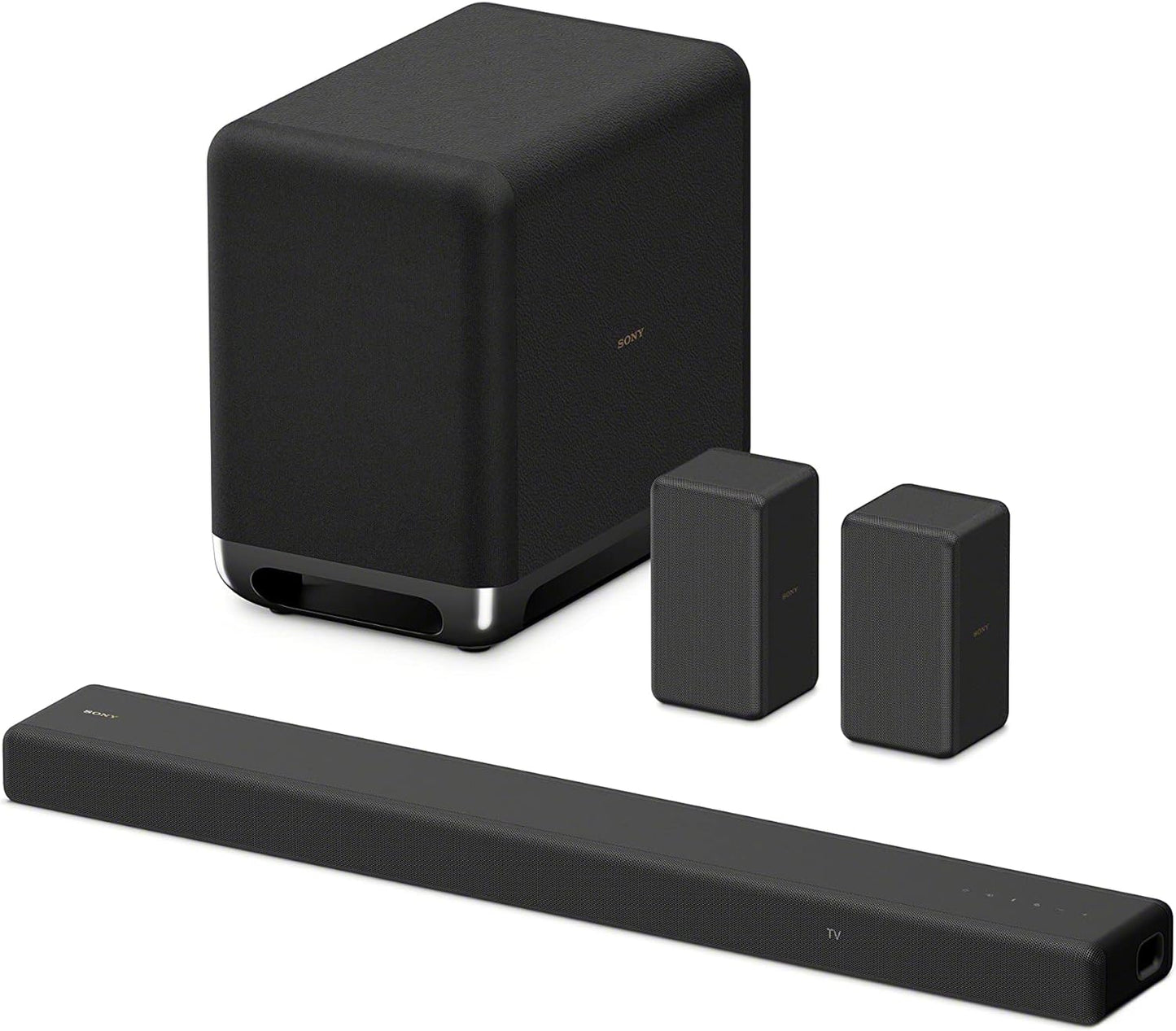 Sony HT-A3000 3.1-Kanal Dolby Atmos Soundbar mit integriertem Dual-Subwoofer und 3 X-Balanced Front-Lautsprechern inklusive speziellem Mittellautsprecher für außergewöhnliche Klarheit, Schwarz