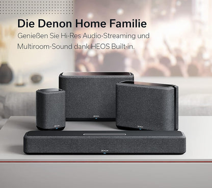 Denon Home 150 Multiroom-Lautsprecher, HiFi Lautsprecher mit HEOS Built-in, Alexa integriert, WLAN, Bluetooth, USB, AirPlay 2, Hi-Res Audio, weiß