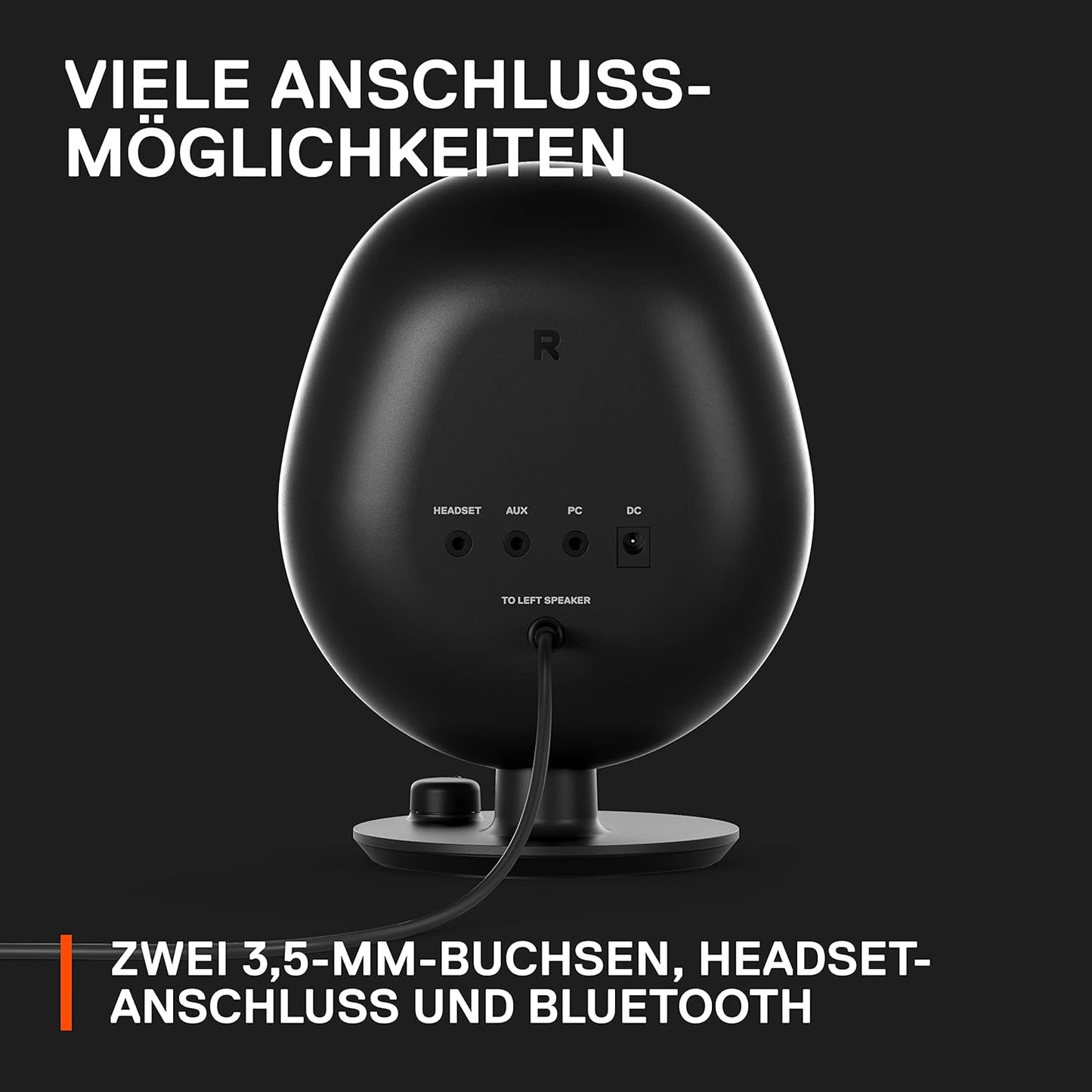 SteelSeries Arena 9 - 5.1-Gaming-Lautsprecher – 5.1 USB Surround-Sound