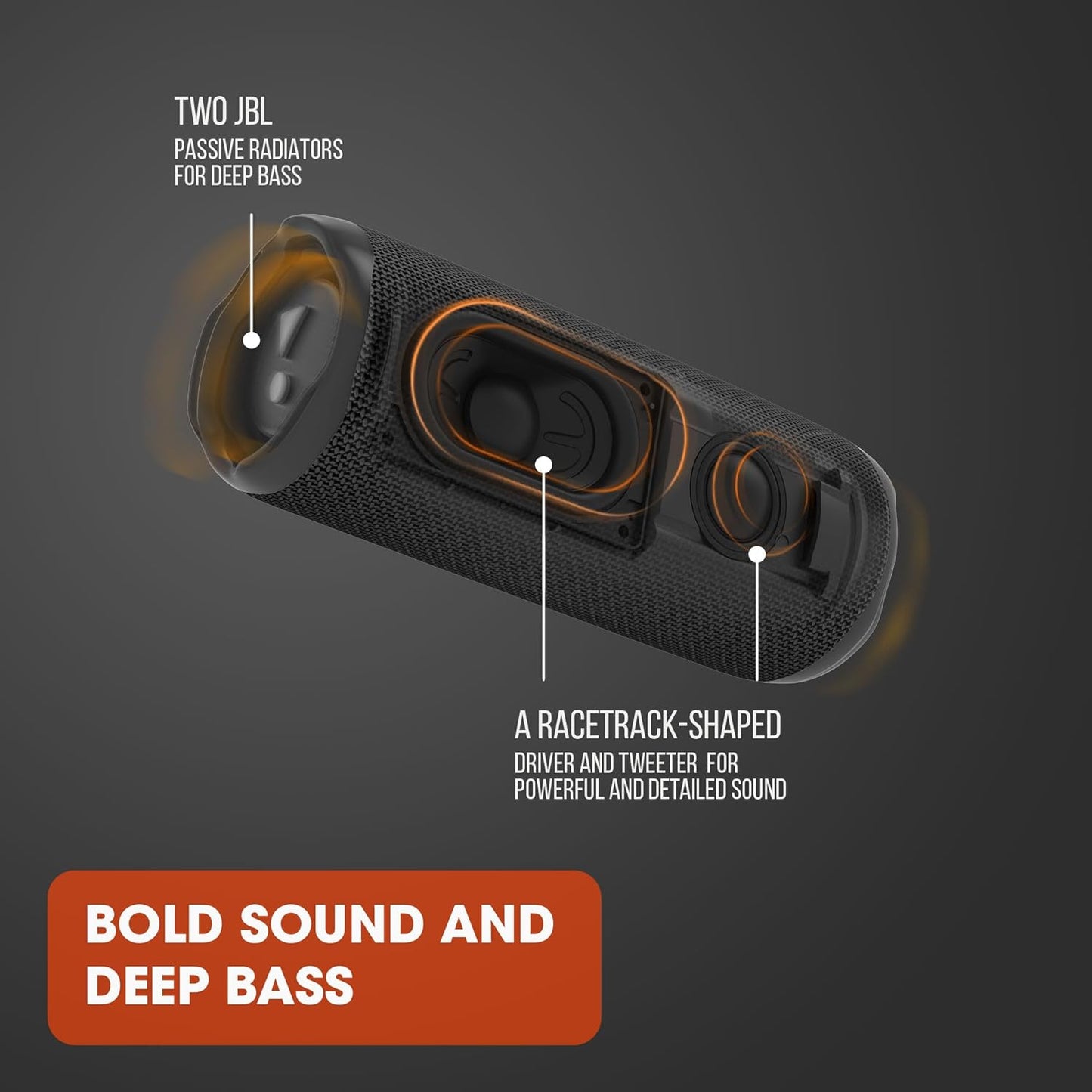 JBL Flip 6 Bluetooth Box in Blau – Wasserdichter, tragbarer Lautsprecher mit 2-Wege-Lautsprechersystem für kraftvollen Sound – Bis zu 12 Stunden kabellos Musik abspielen