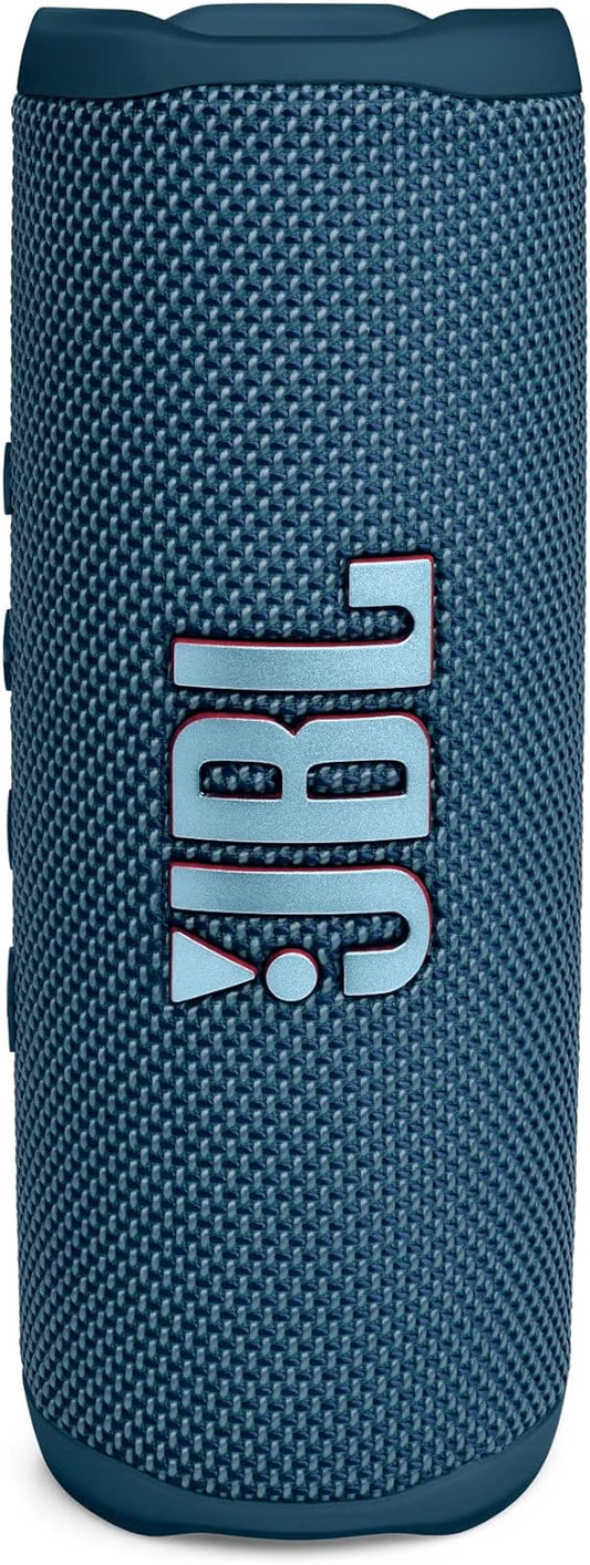 JBL Flip 6 Bluetooth Box in Blau – Wasserdichter, tragbarer Lautsprecher mit 2-Wege-Lautsprechersystem für kraftvollen Sound – Bis zu 12 Stunden kabellos Musik abspielen