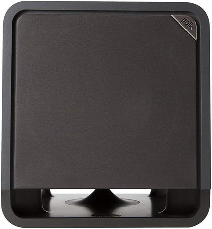 Polk Audio HTS 10 Aktivsubwoofer für Heimkino Soundsysteme und Musik, 10" Bass Box, 200 Watt, Schwarz