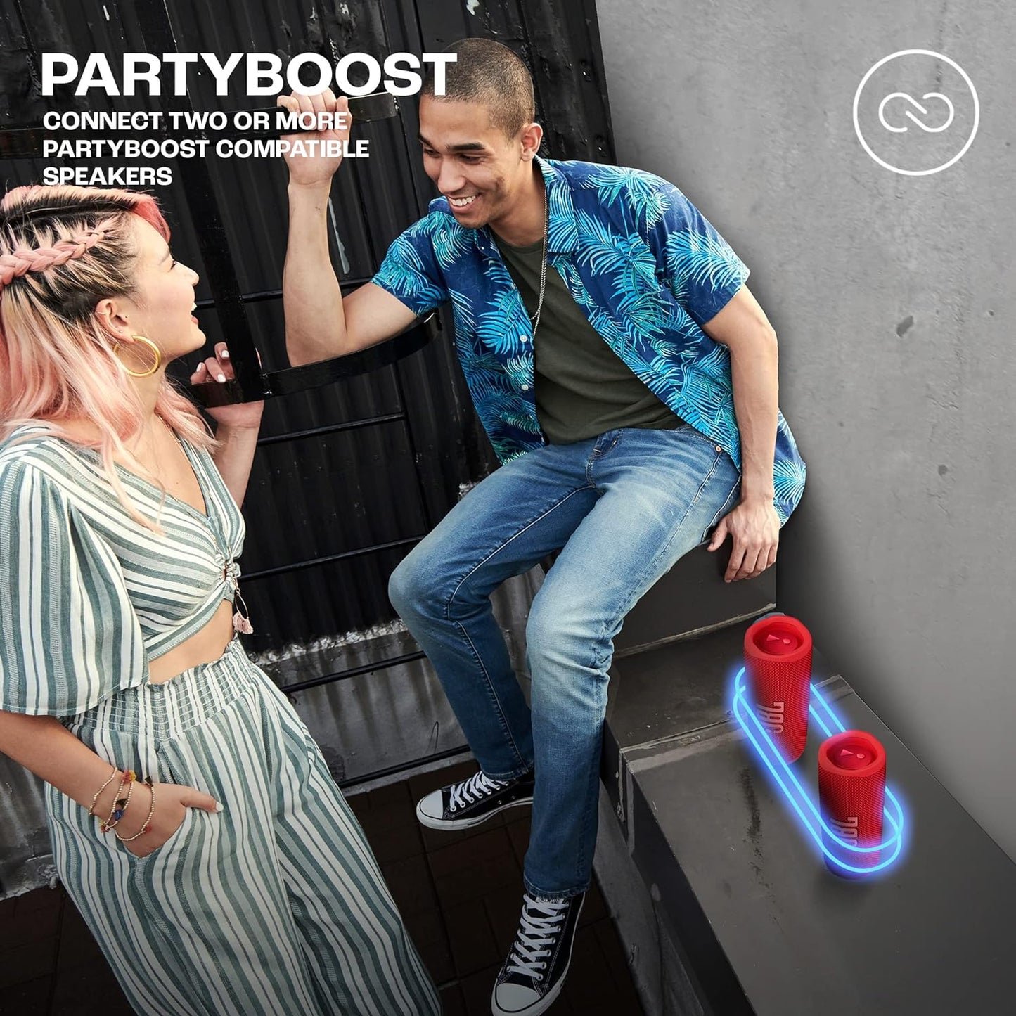 JBL Flip 6 Bluetooth Box in Blau – Wasserdichter, tragbarer Lautsprecher mit 2-Wege-Lautsprechersystem für kraftvollen Sound – Bis zu 12 Stunden kabellos Musik abspielen