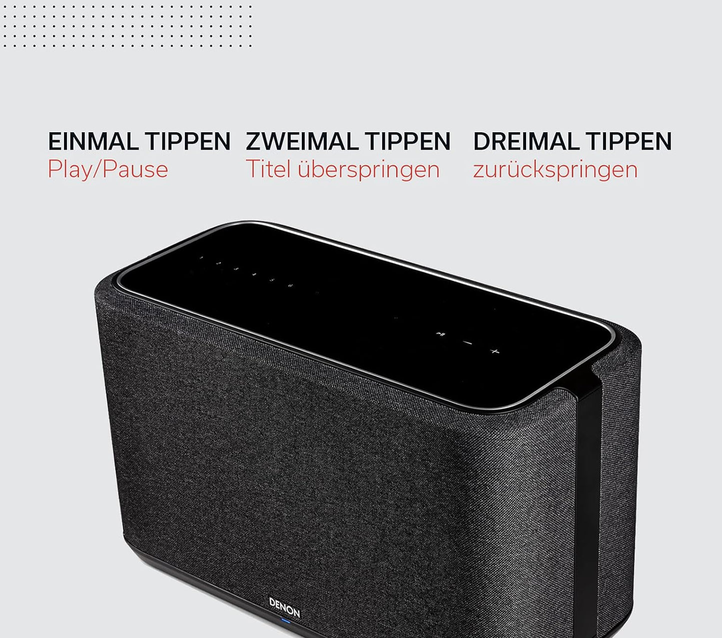 Denon Home 150 Multiroom-Lautsprecher, HiFi Lautsprecher mit HEOS Built-in, Alexa integriert, WLAN, Bluetooth, USB, AirPlay 2, Hi-Res Audio, weiß