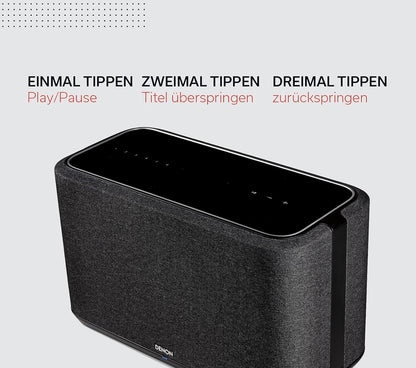 Denon Home 150 Multiroom-Lautsprecher, HiFi Lautsprecher mit HEOS Built-in, Alexa integriert, WLAN, Bluetooth, USB, AirPlay 2, Hi-Res Audio, weiß