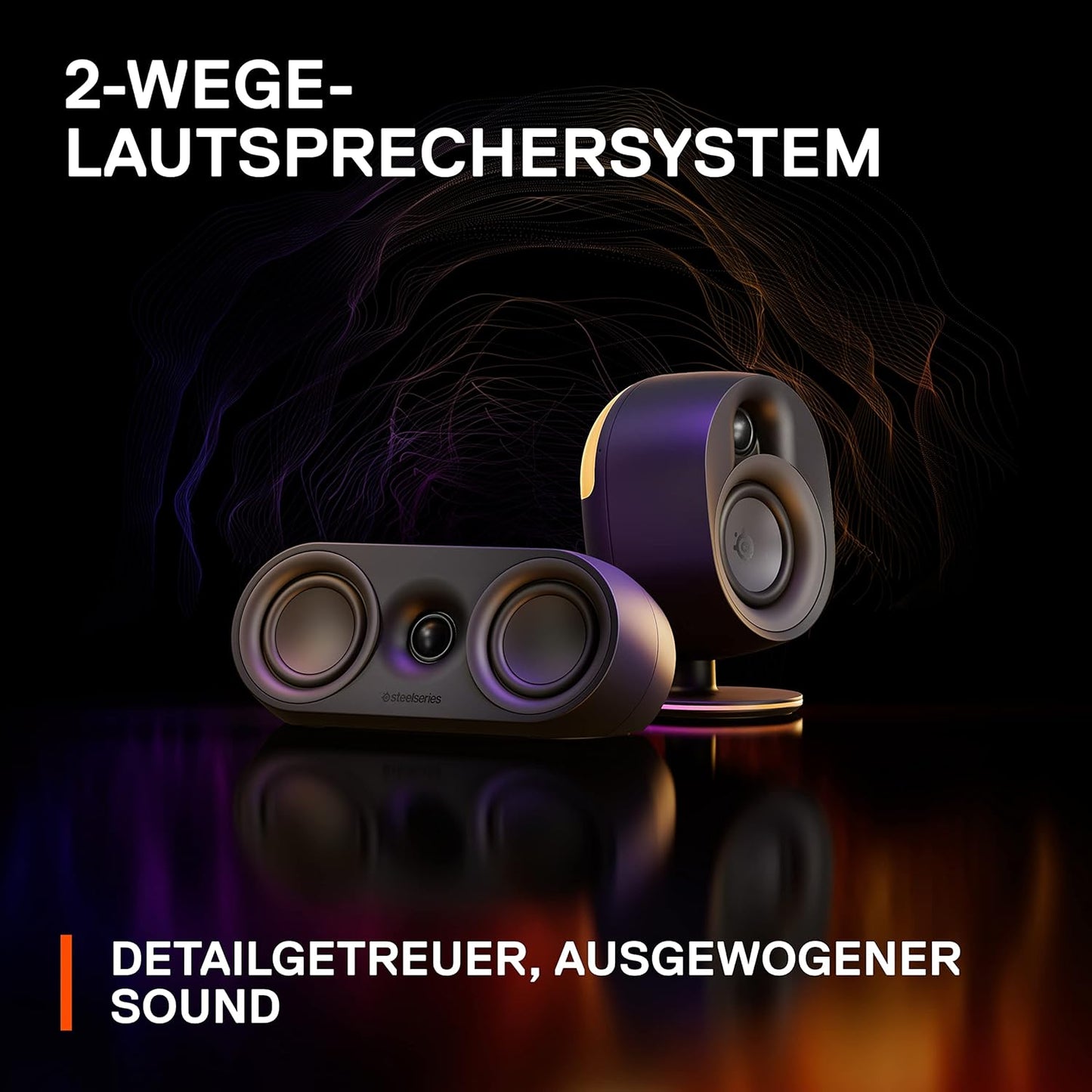 SteelSeries Arena 7 - 2.1-Gaming-Lautsprecher