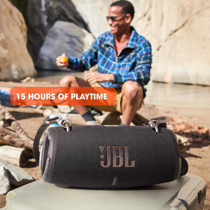 JBL Xtreme 3 Musikbox in Camouflage – Wasserdichter, portabler Stereo Bluetooth Speaker mit integrierter Powerbank – Mit nur einer Akku-Ladung bis zu 15 Stunden Musikgenuss