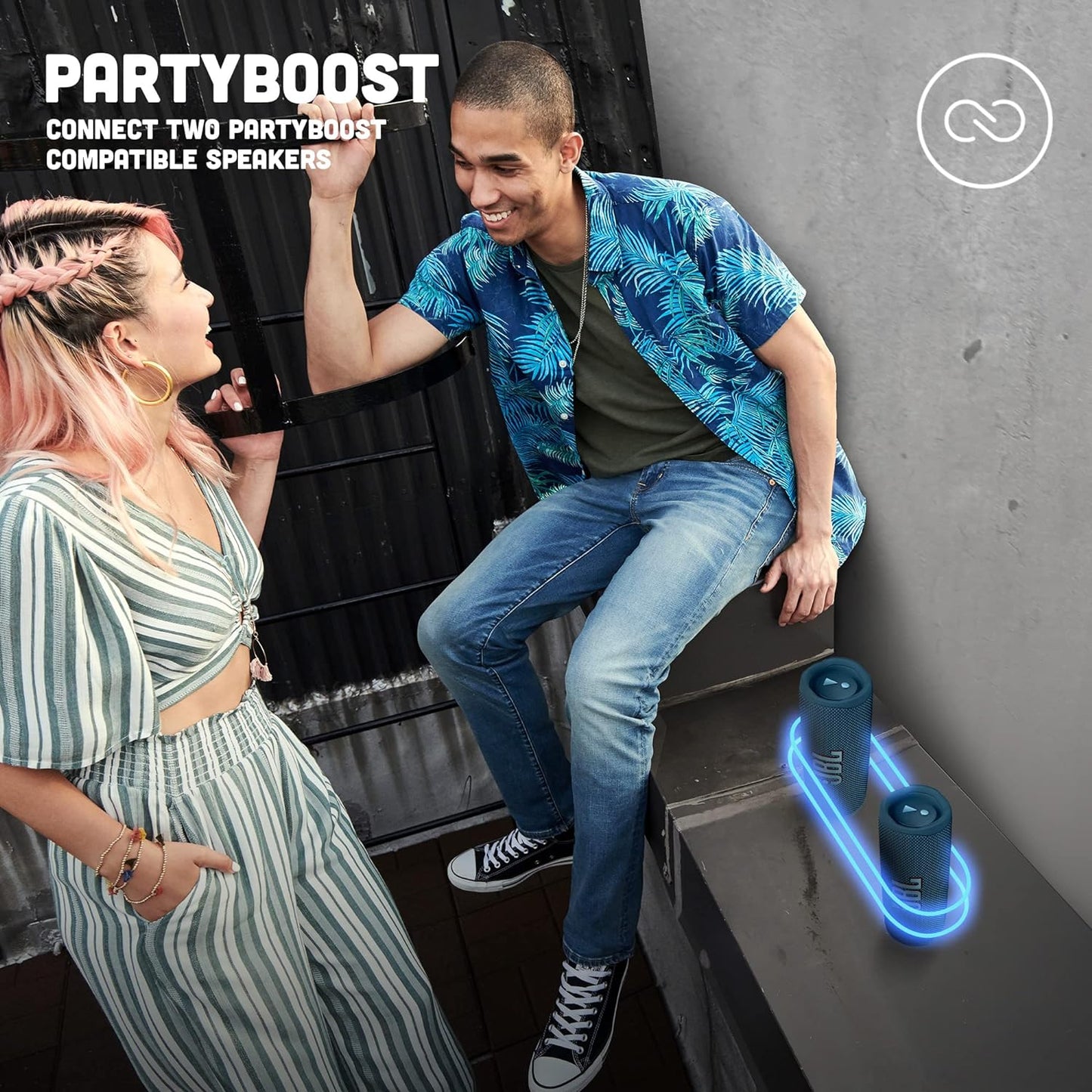 JBL Flip 6 Bluetooth Box in Blau – Wasserdichter, tragbarer Lautsprecher mit 2-Wege-Lautsprechersystem für kraftvollen Sound – Bis zu 12 Stunden kabellos Musik abspielen