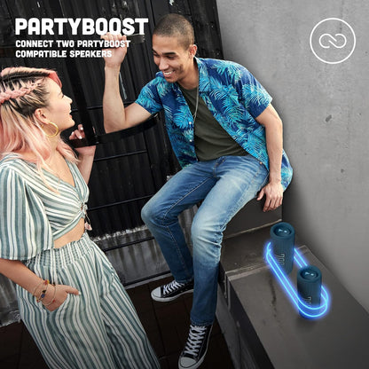 JBL Flip 6 Bluetooth Box in Blau – Wasserdichter, tragbarer Lautsprecher mit 2-Wege-Lautsprechersystem für kraftvollen Sound – Bis zu 12 Stunden kabellos Musik abspielen