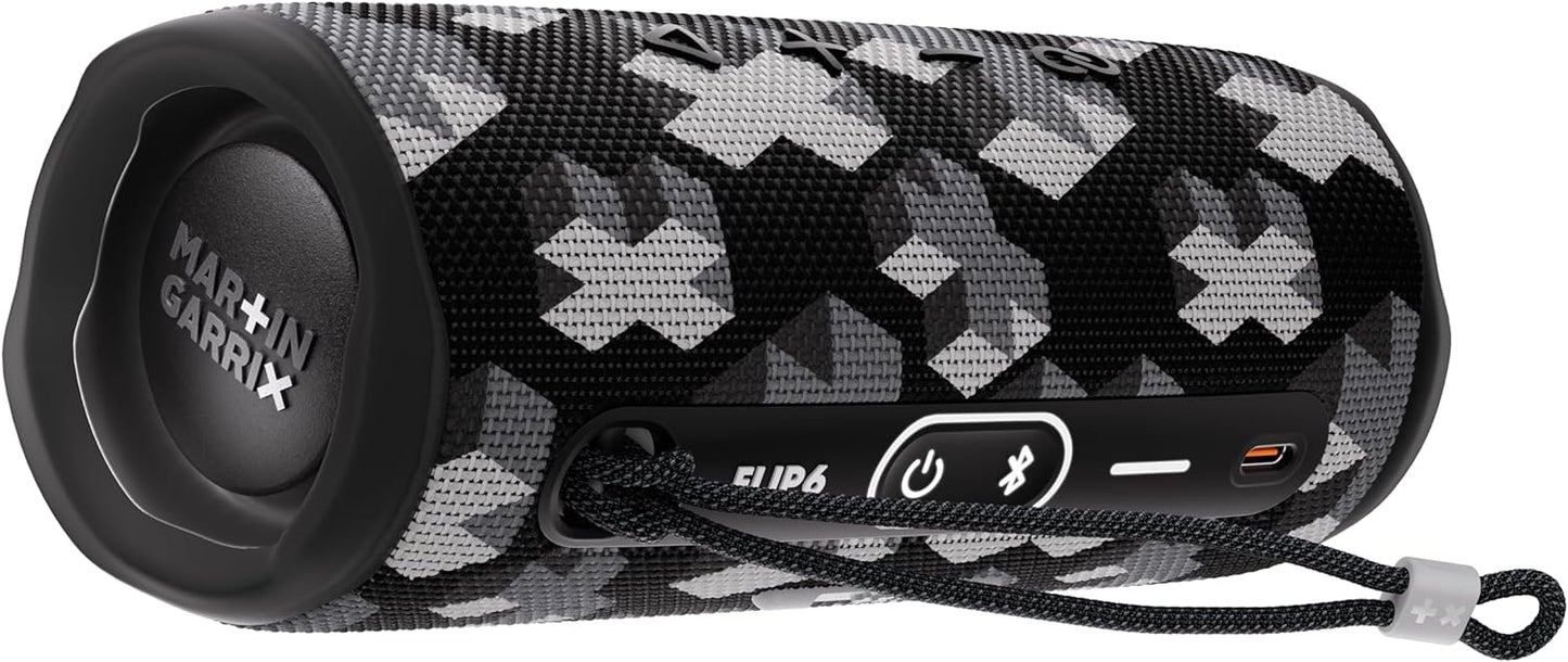 JBL Flip 6 Bluetooth Box in Blau – Wasserdichter, tragbarer Lautsprecher mit 2-Wege-Lautsprechersystem für kraftvollen Sound – Bis zu 12 Stunden kabellos Musik abspielen