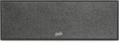 Polk Audio Monitor XT35 schlanker Center Lautsprecher, Hi-Res Zertifiziert, kompatibel mit Dolby Atmos und DTS:X (Stück), Schwarz