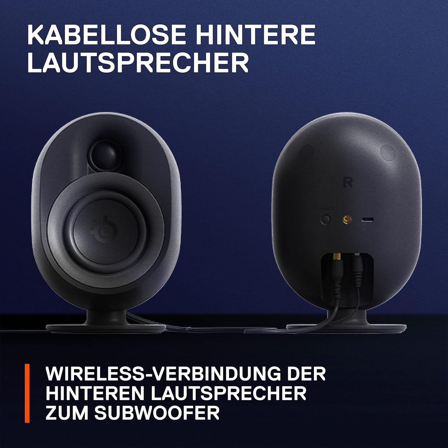 SteelSeries Arena 9 - 5.1-Gaming-Lautsprecher – 5.1 USB Surround-Sound