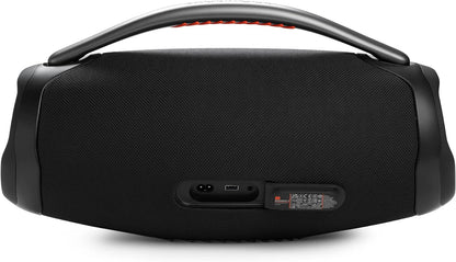 JBL Boombox 3 – Kabelloser Bluetooth-Lautsprecher – Tragbare, wasserdichte Musikbox mit Innen- und Außenmodus – 24 Stunden Spielzeit – In Schwarz