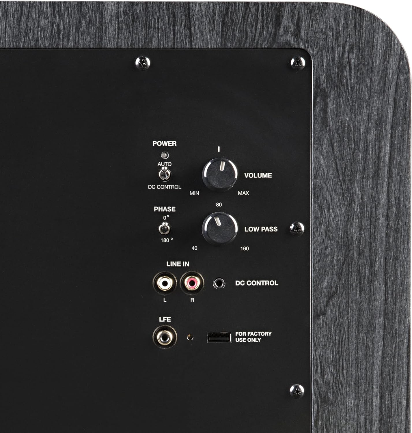 Polk Audio HTS 10 Aktivsubwoofer für Heimkino Soundsysteme und Musik, 10" Bass Box, 200 Watt, Schwarz