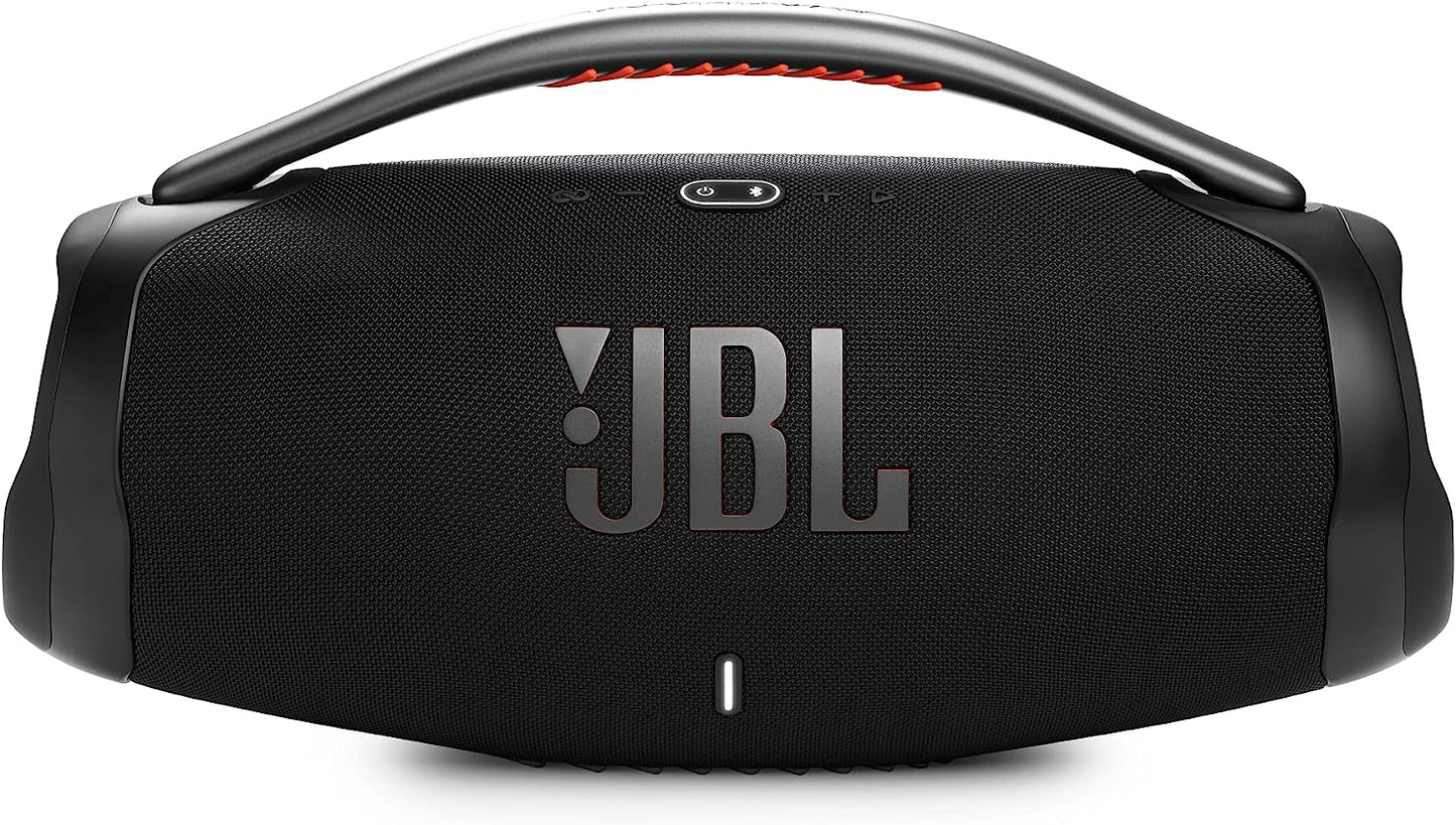 JBL Boombox 3 – Kabelloser Bluetooth-Lautsprecher – Tragbare, wasserdichte Musikbox mit Innen- und Außenmodus – 24 Stunden Spielzeit – In Schwarz