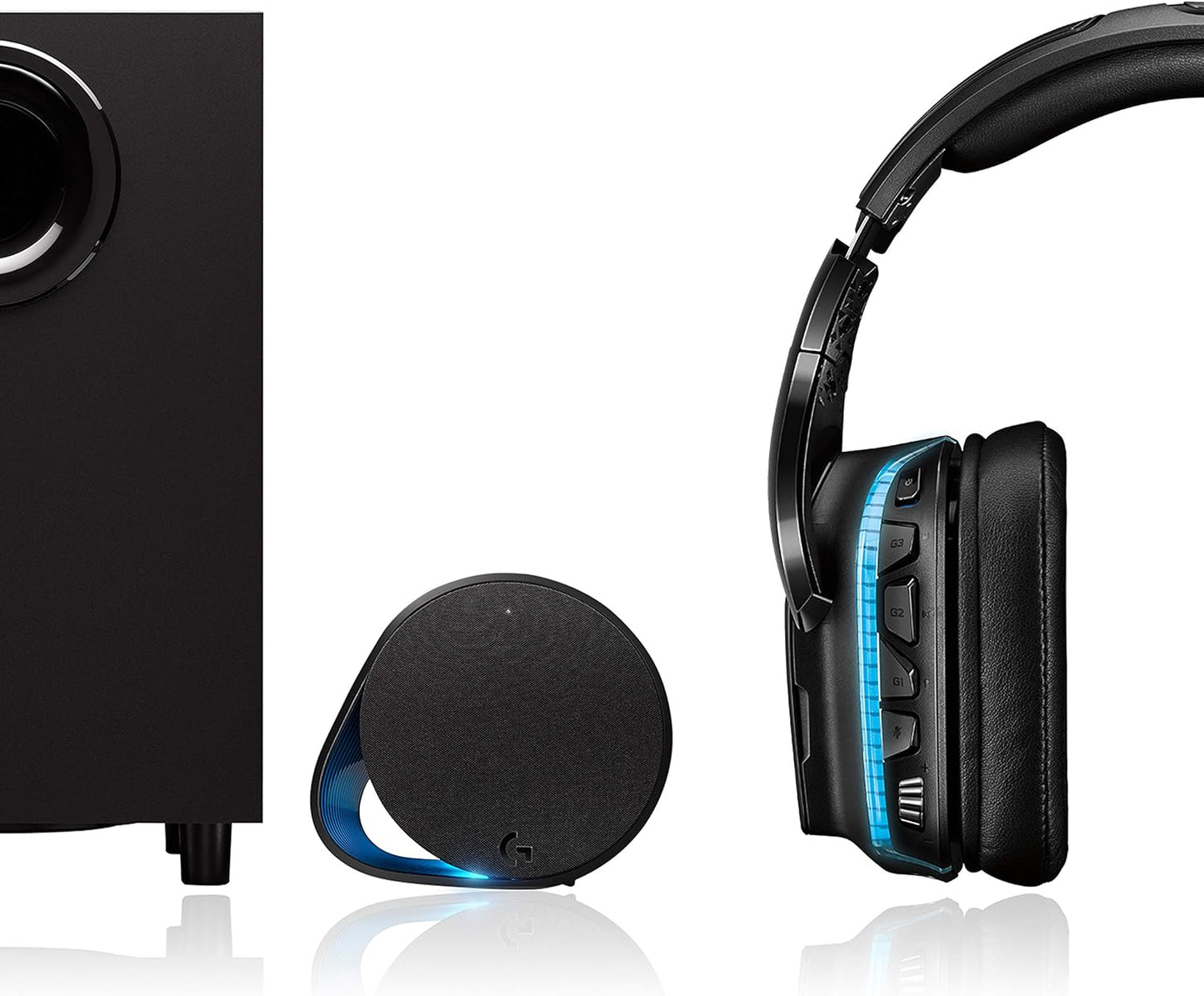 Logitech G560 PC Gaming Lautsprecher mit DTS:X Ultra Surround Sound,
