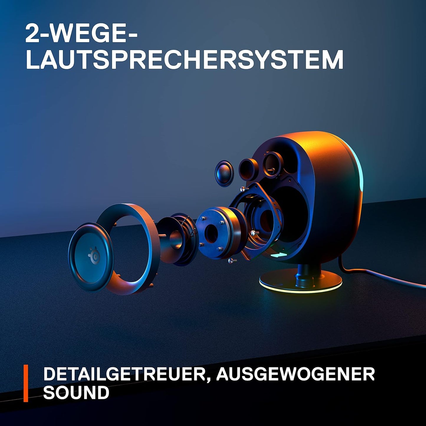 SteelSeries Arena 7 - 2.1-Gaming-Lautsprecher