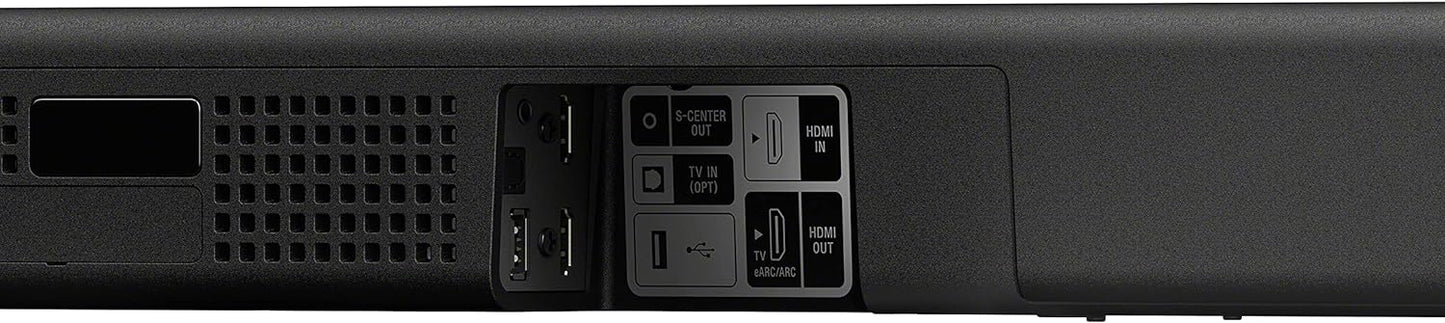Sony HT-A5000 5.1.2-Kanal Surround Sound Dolby Atmos Premium-Soundbar mit integriertem Subwoofer (HDMI, Bluetooth, High-Res Audio, 500W Gesamtleistung), Schwarz