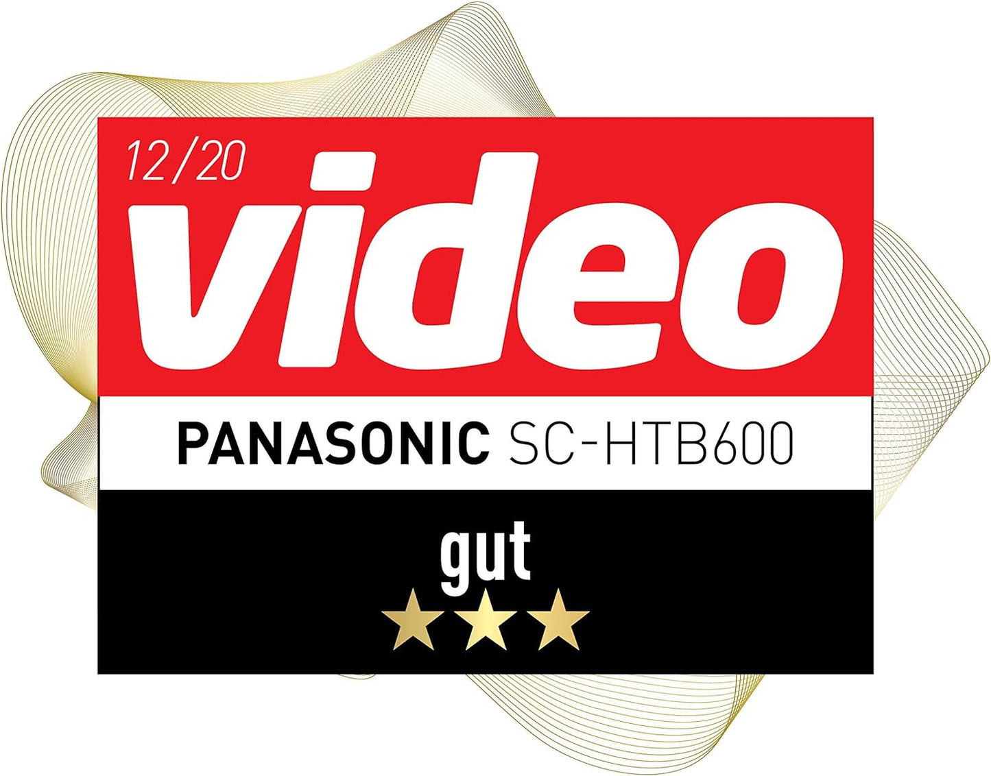 Panasonic SC-HTB600EGK 2.1 Soundbar mit kabellosem Subwoofer (Dolby Atmos, Bluetooth, HDMI, 360 Watt RMS) schwarz