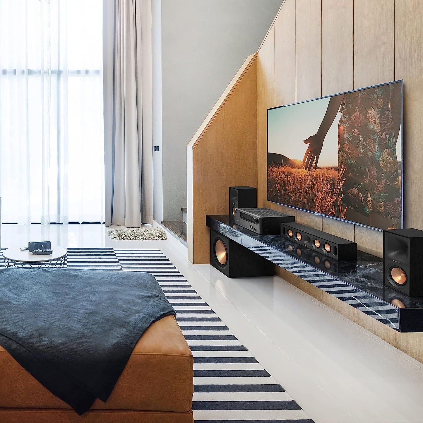 Klipsch R-30C Schwarz (Einheit) - Zentrallautsprecher für Heimkino - 100 W / 400 W - 8 Ohm