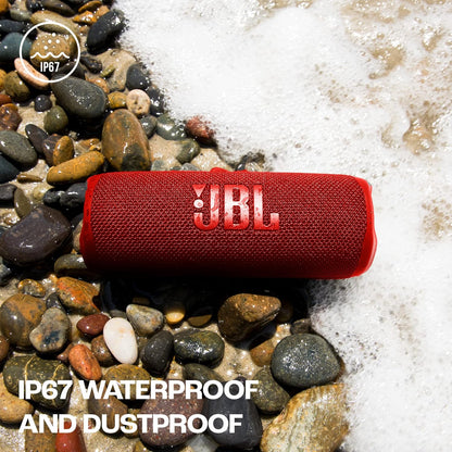 JBL Flip 6 Bluetooth Box in Blau – Wasserdichter, tragbarer Lautsprecher mit 2-Wege-Lautsprechersystem für kraftvollen Sound – Bis zu 12 Stunden kabellos Musik abspielen