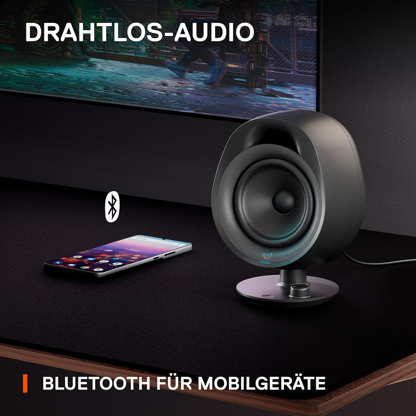 SteelSeries Arena 9 - 5.1-Gaming-Lautsprecher – 5.1 USB Surround-Sound