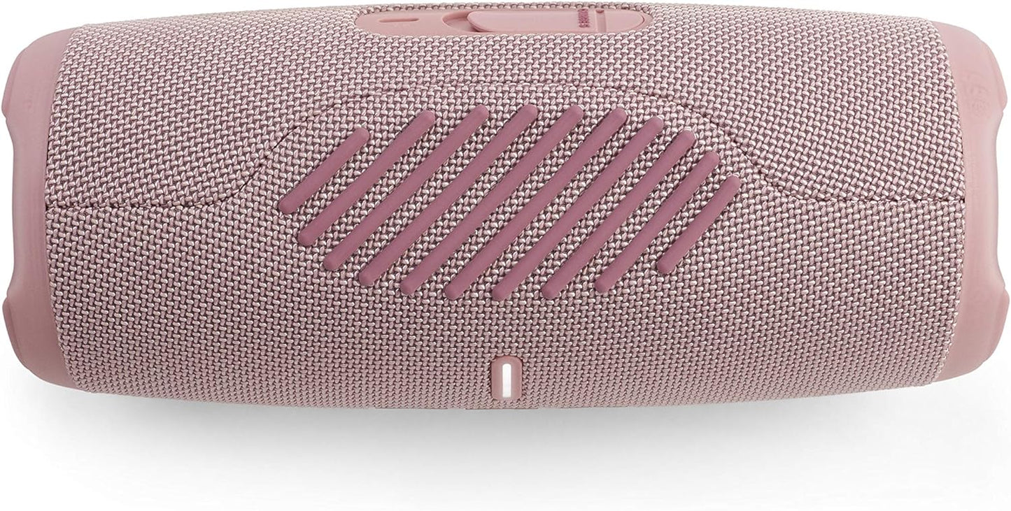 JBL Charge 5 Bluetooth-Lautsprecher in Schwarz – Wasserfeste, portable Boombox mit integrierter Powerbank – Eine Akku-Ladung für bis zu 20 Stunden kabellosen Musikgenuss