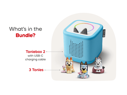 Bluey Toniebox 2 Sky Blue Starter Set