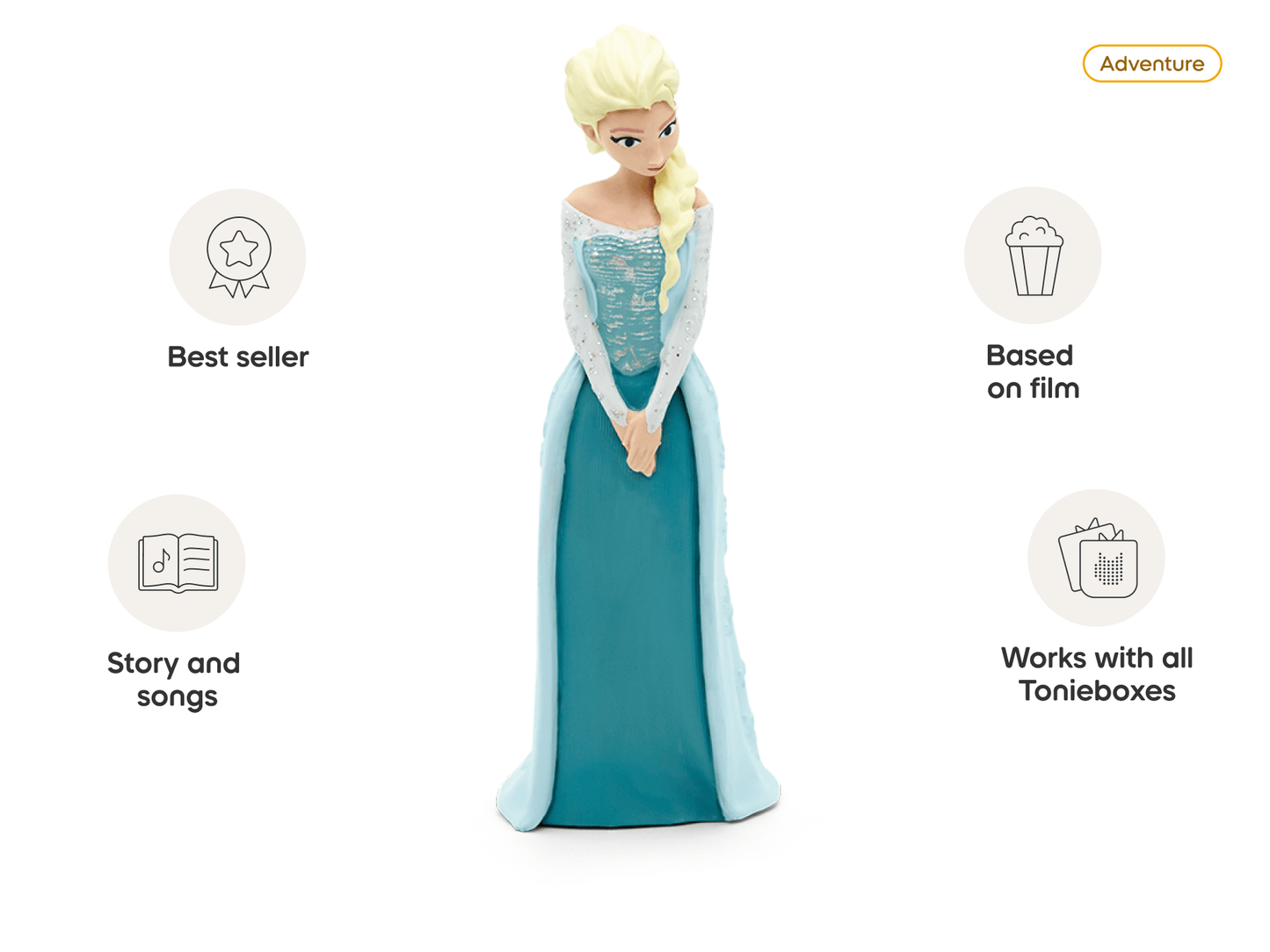 Disney Frozen Toniebox 2 Play Set - Sky Blue
