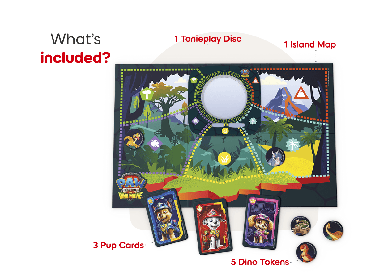 Tonieplay PAW Patrol Dino Movie: Dino Island Rescue Mission Game & Controller