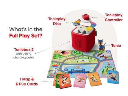 PAW Patrol: Chase Toniebox 2 Play Set - Sunset Red