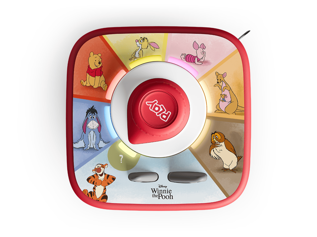 Disney Winnie the Pooh Toniebox 2 Play Set - Sunset Red