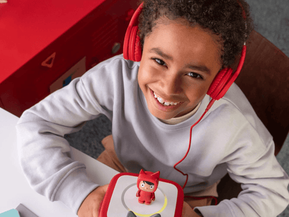 Wired Headphones: Sunset Red