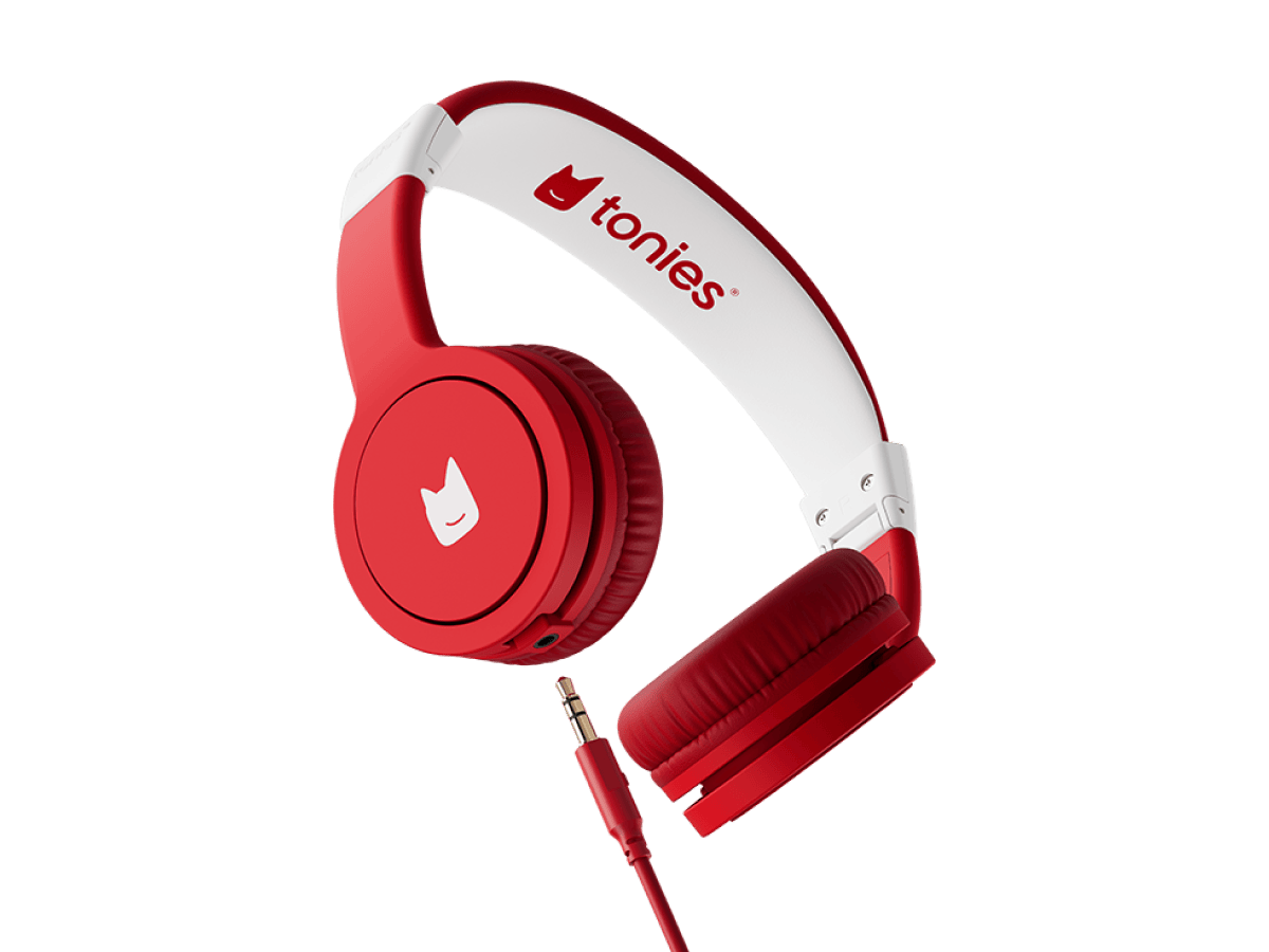 Wired Headphones: Sunset Red